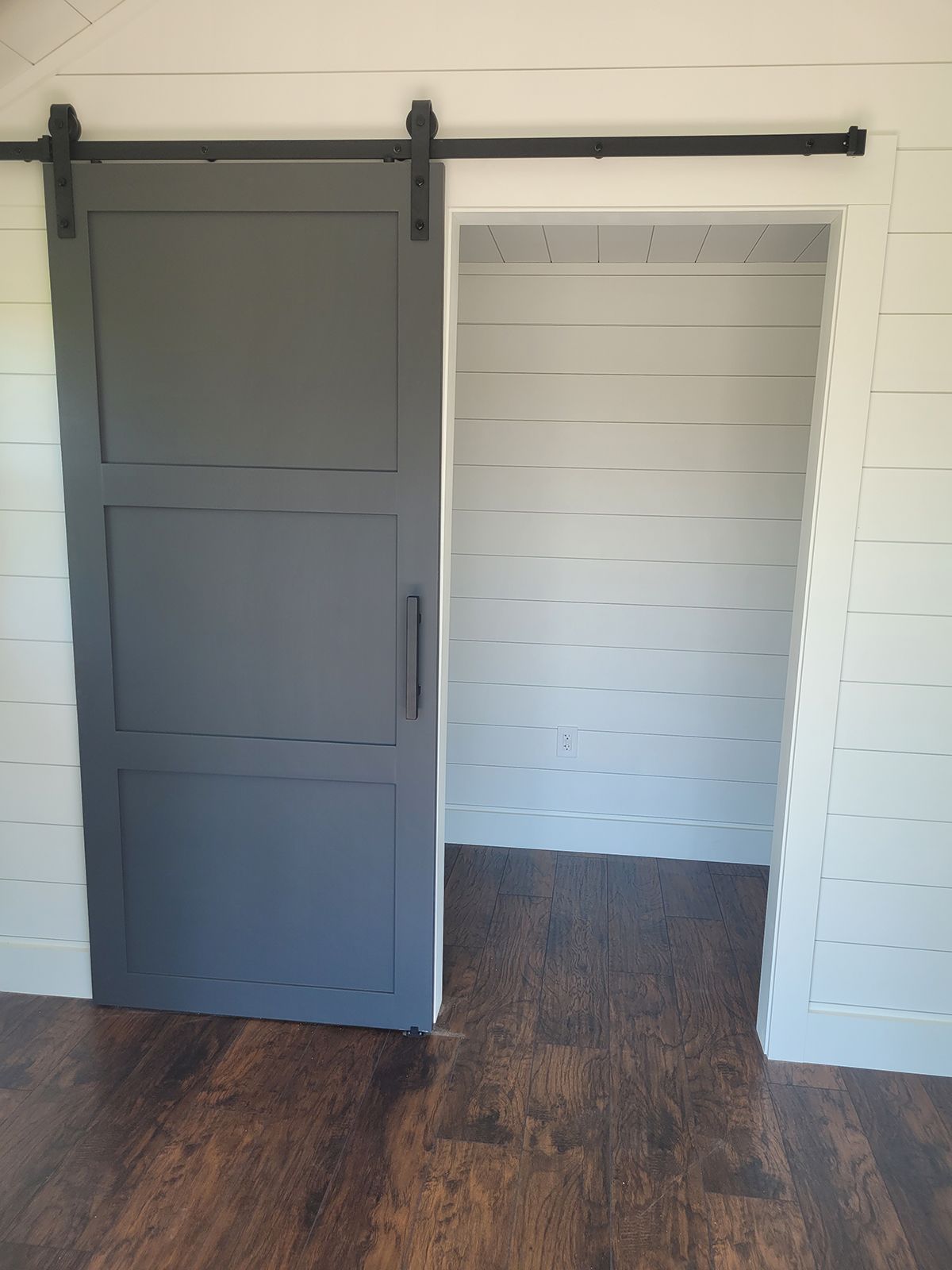 Portable pool house sliding door