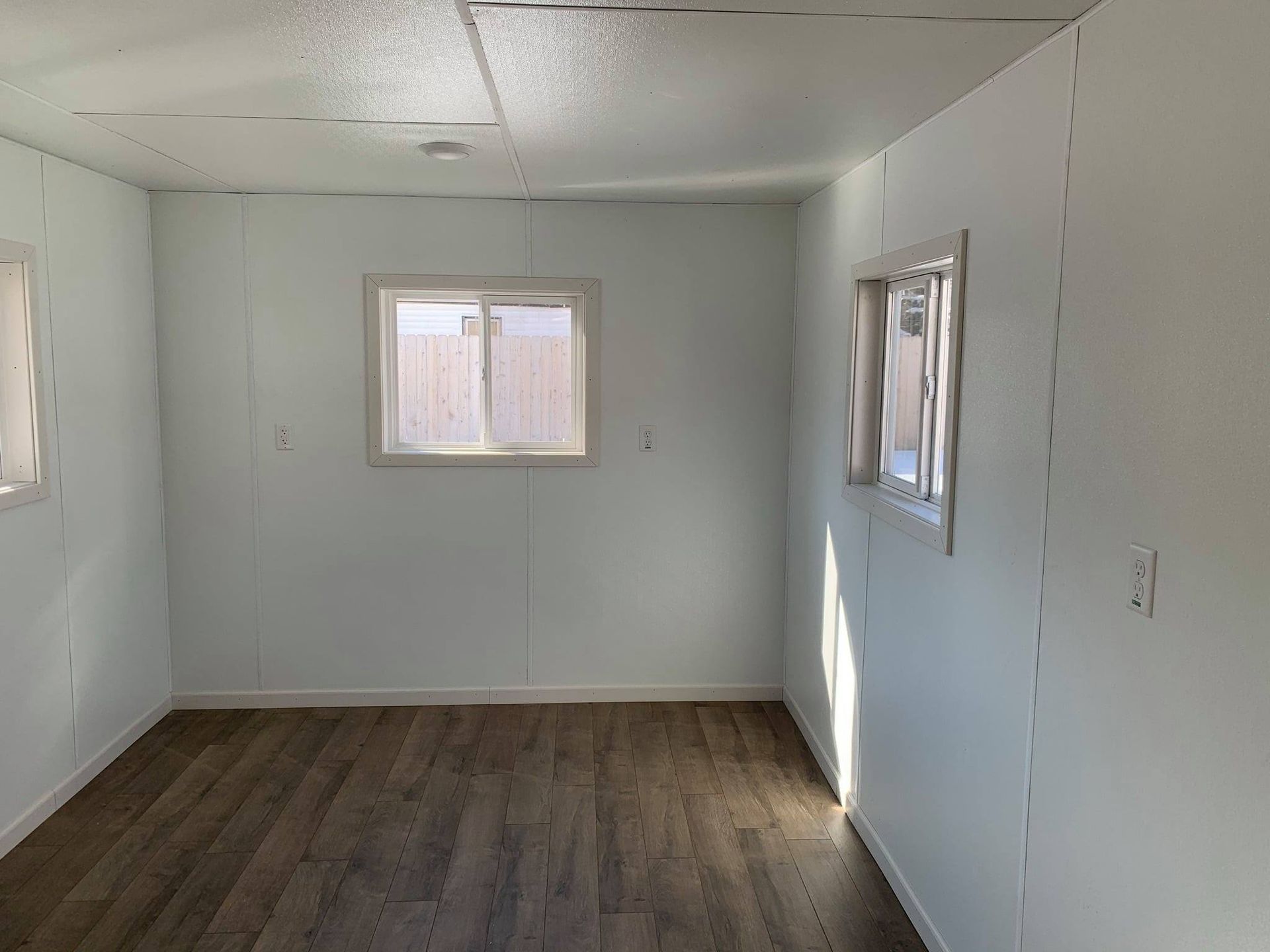 Inside the pool house