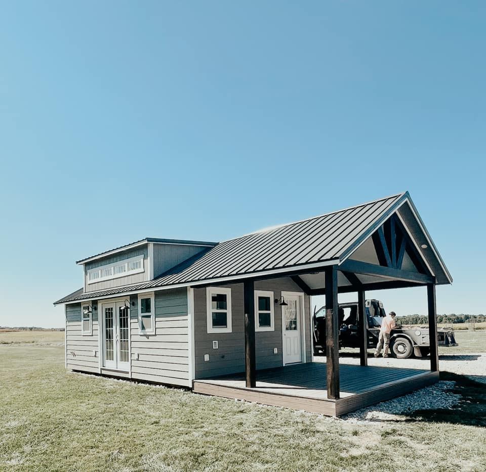 Portable building exterior