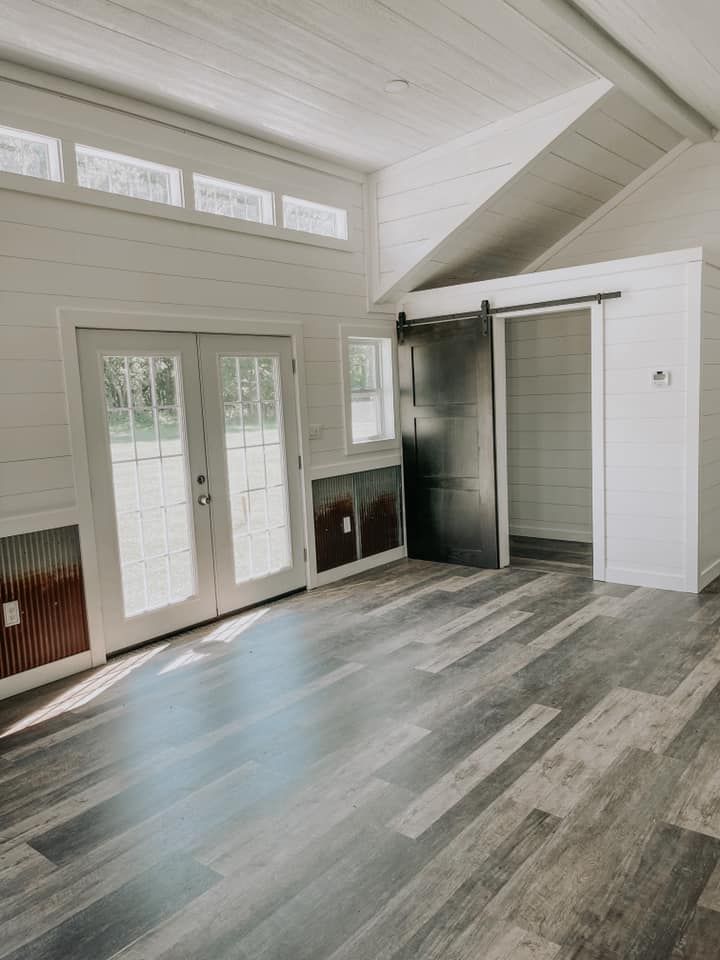 Portable building interior