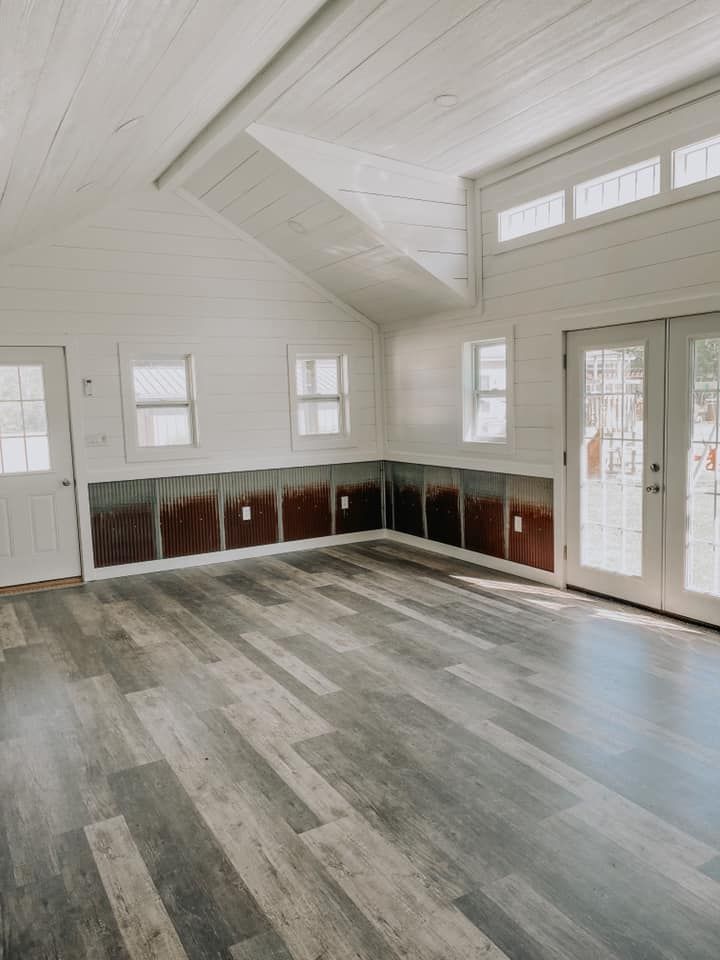 Portable building flooring