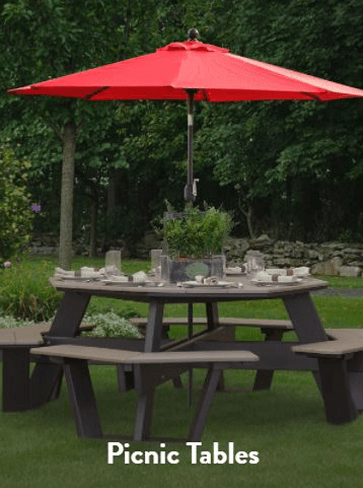 A picnic table