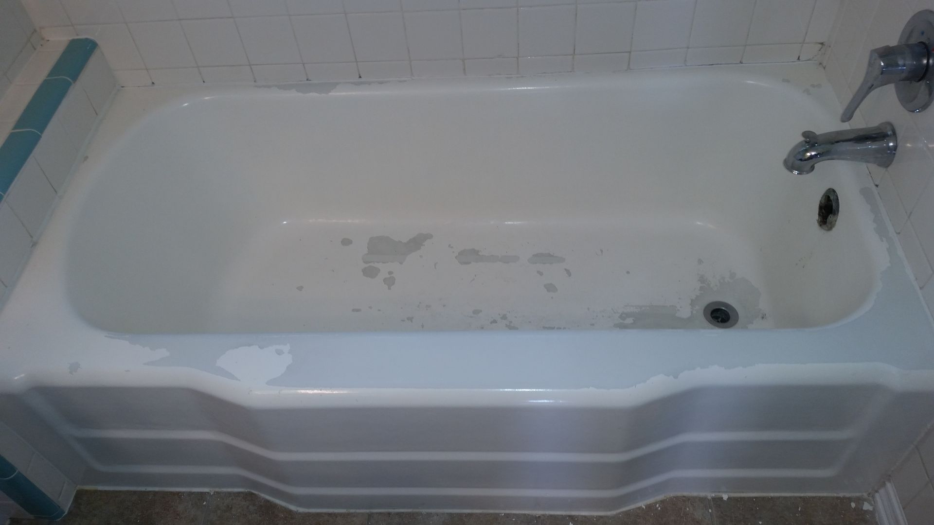 Tub resurface before