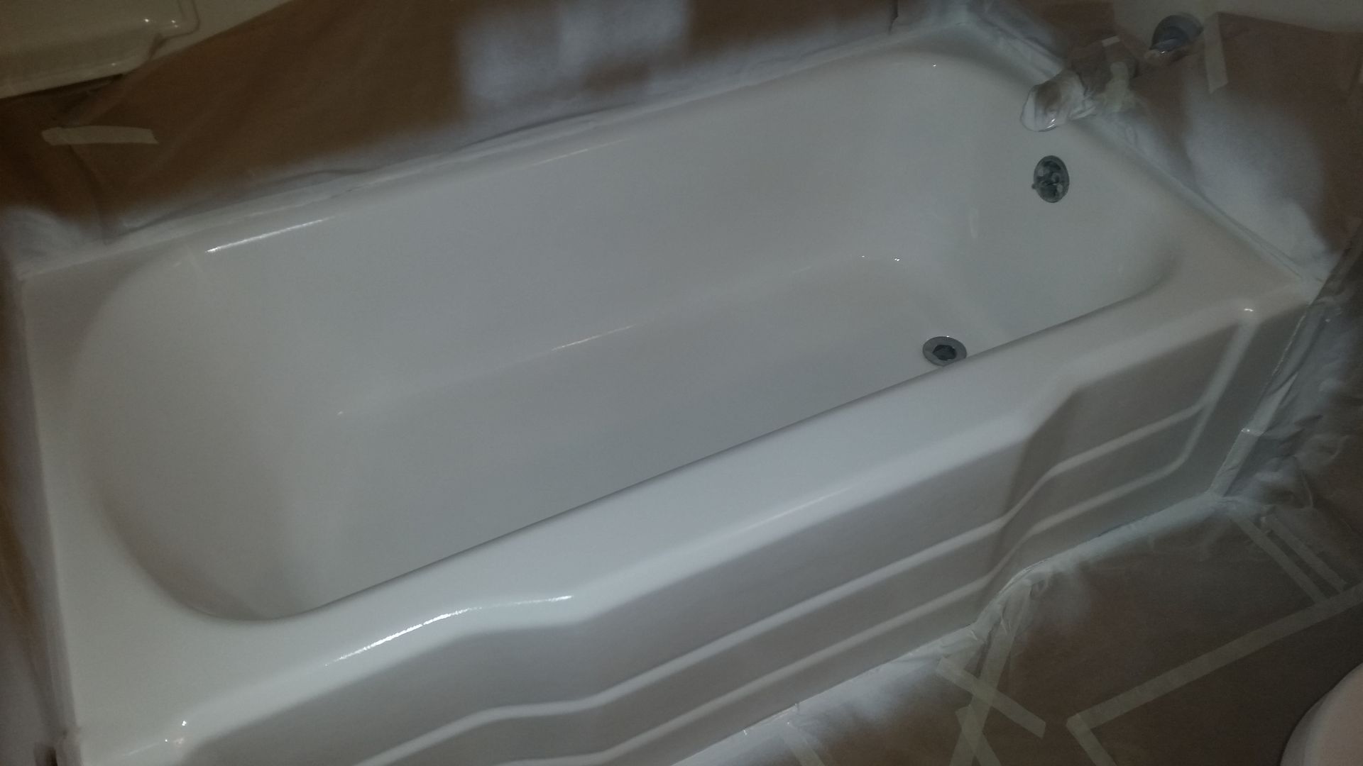 Tub resurface after