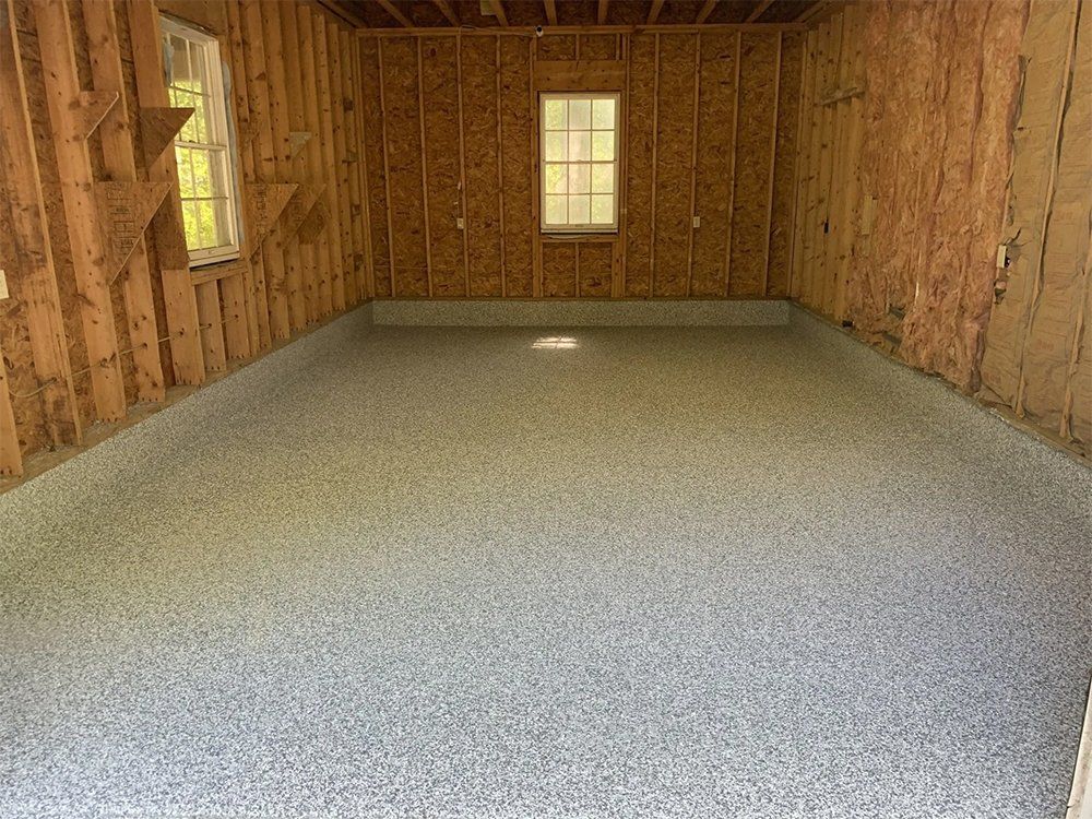 Residential floor coating