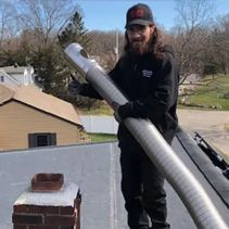 Chimney installation