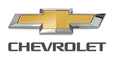 A chevrolet logo on a white background