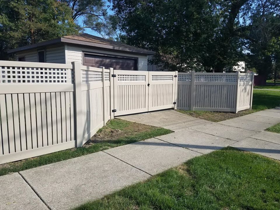 PVC fencing