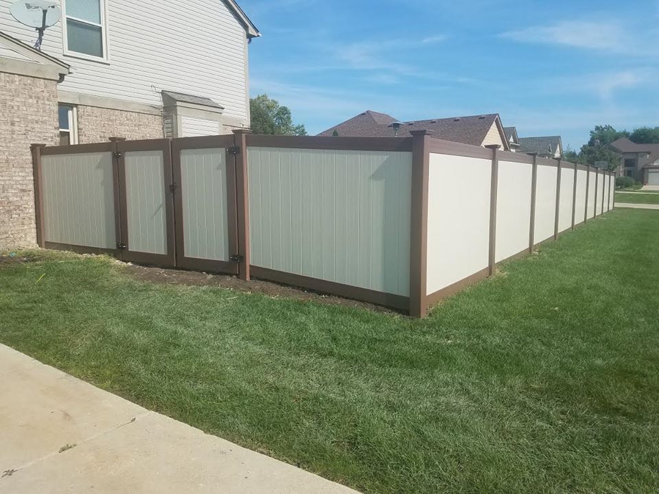 PVC fencing
