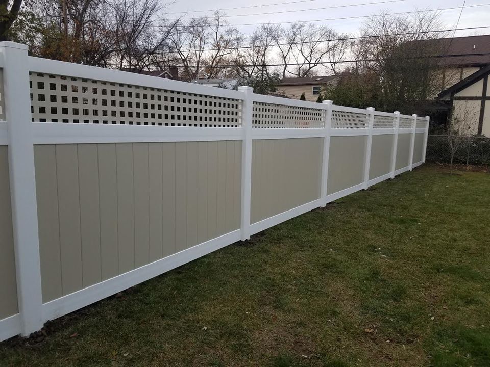 PVC fencing