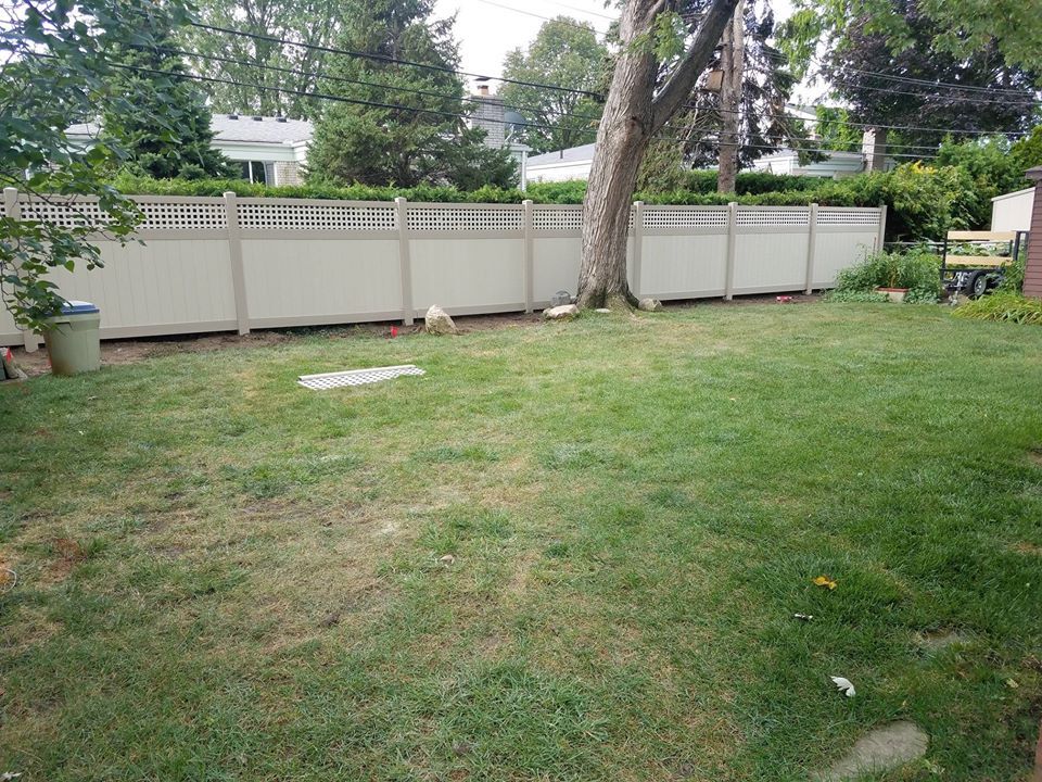 PVC fencing
