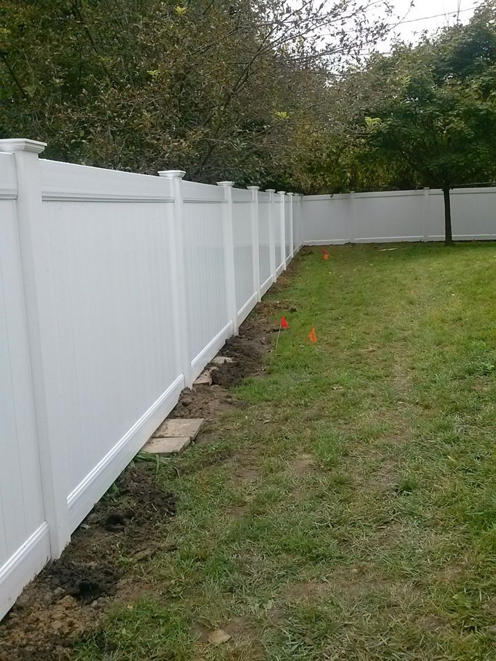 PVC fencing