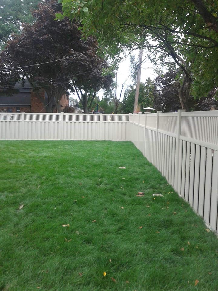 PVC fencing