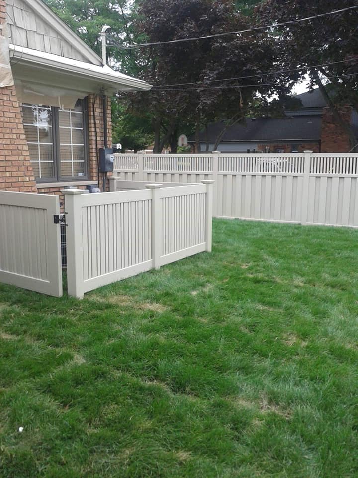 PVC fencing