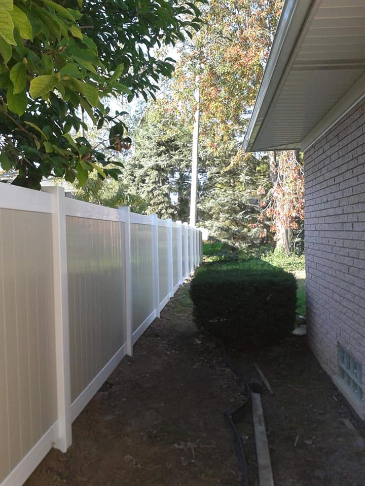 PVC fencing