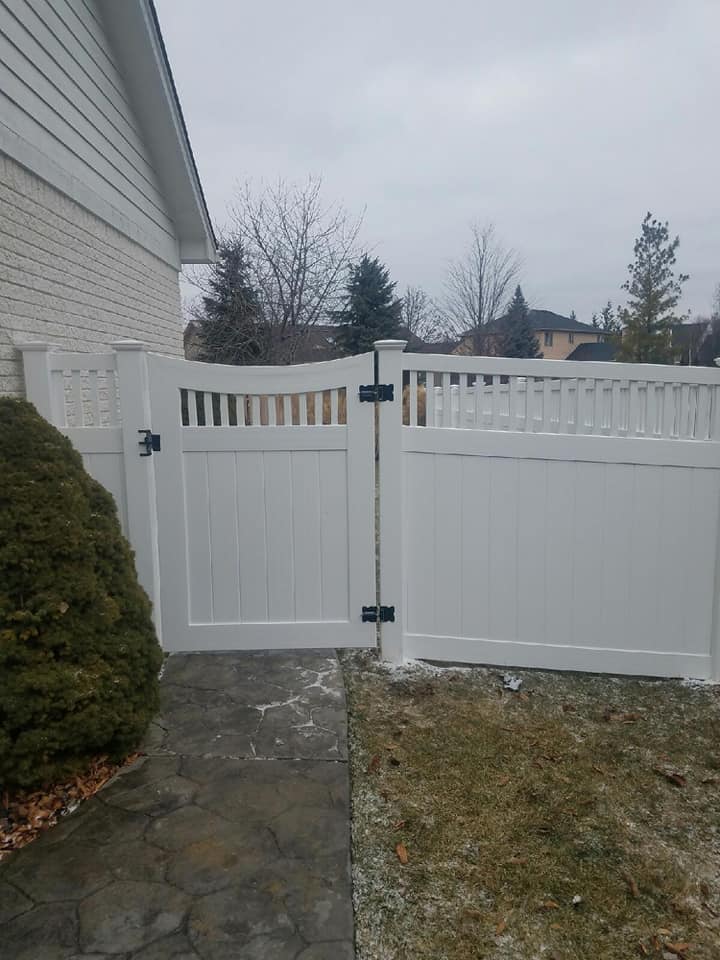 PVC fencing