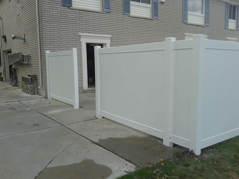 PVC fencing