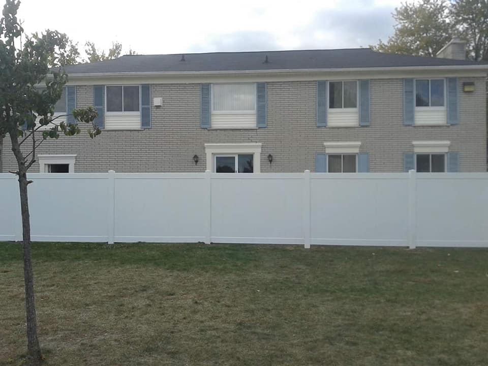 PVC fencing