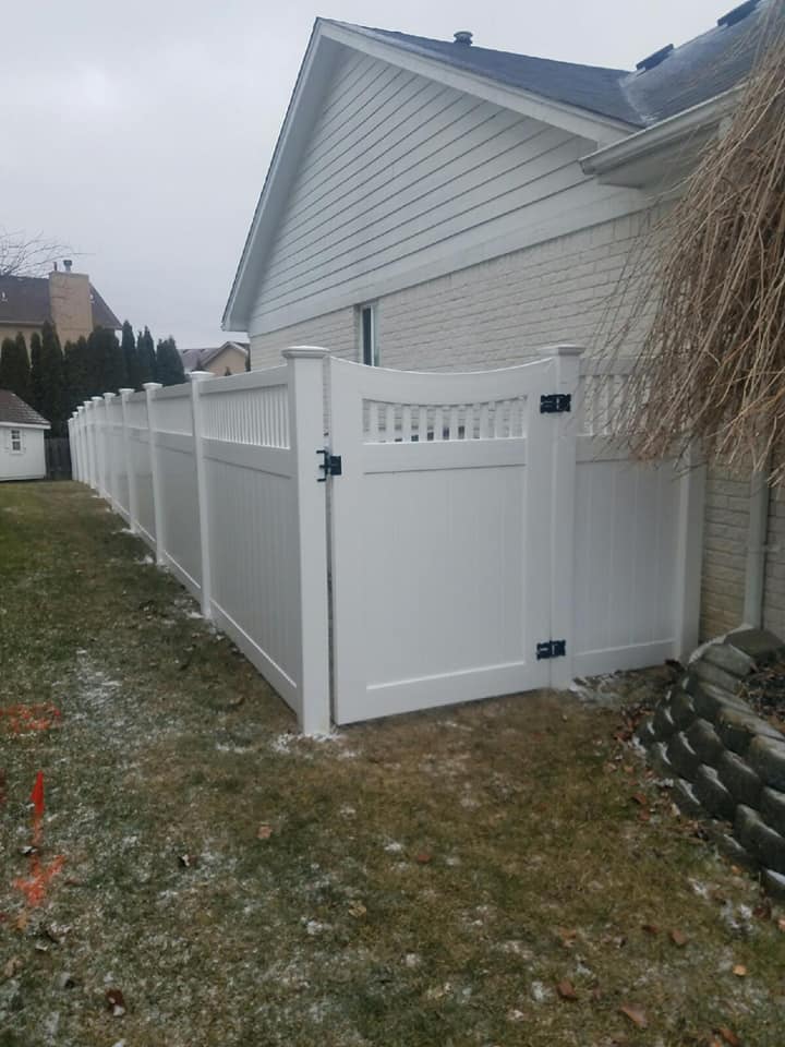PVC fencing