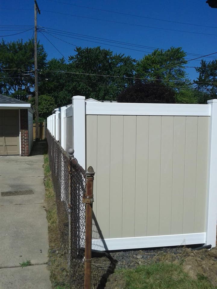 PVC fencing