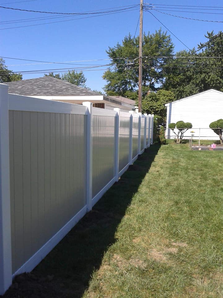 PVC fencing