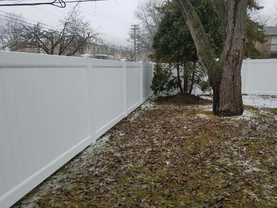 PVC fencing