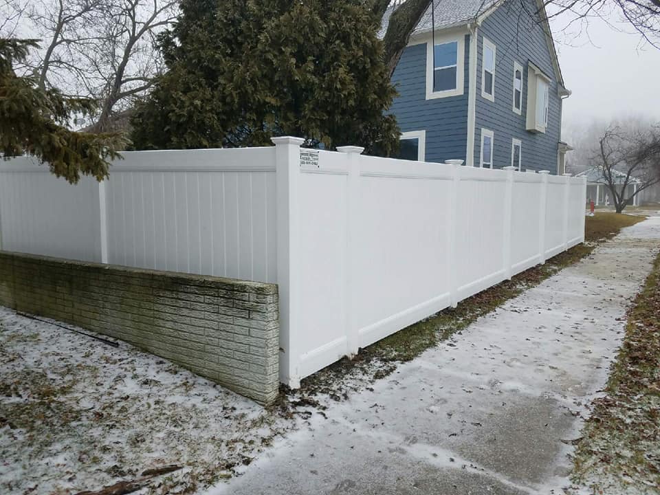 PVC fencing