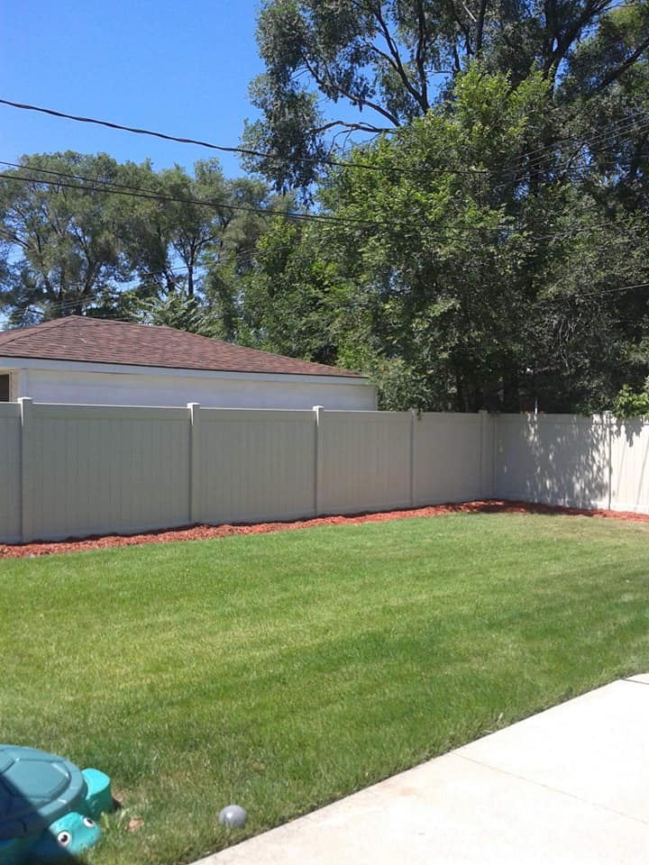 PVC fencing