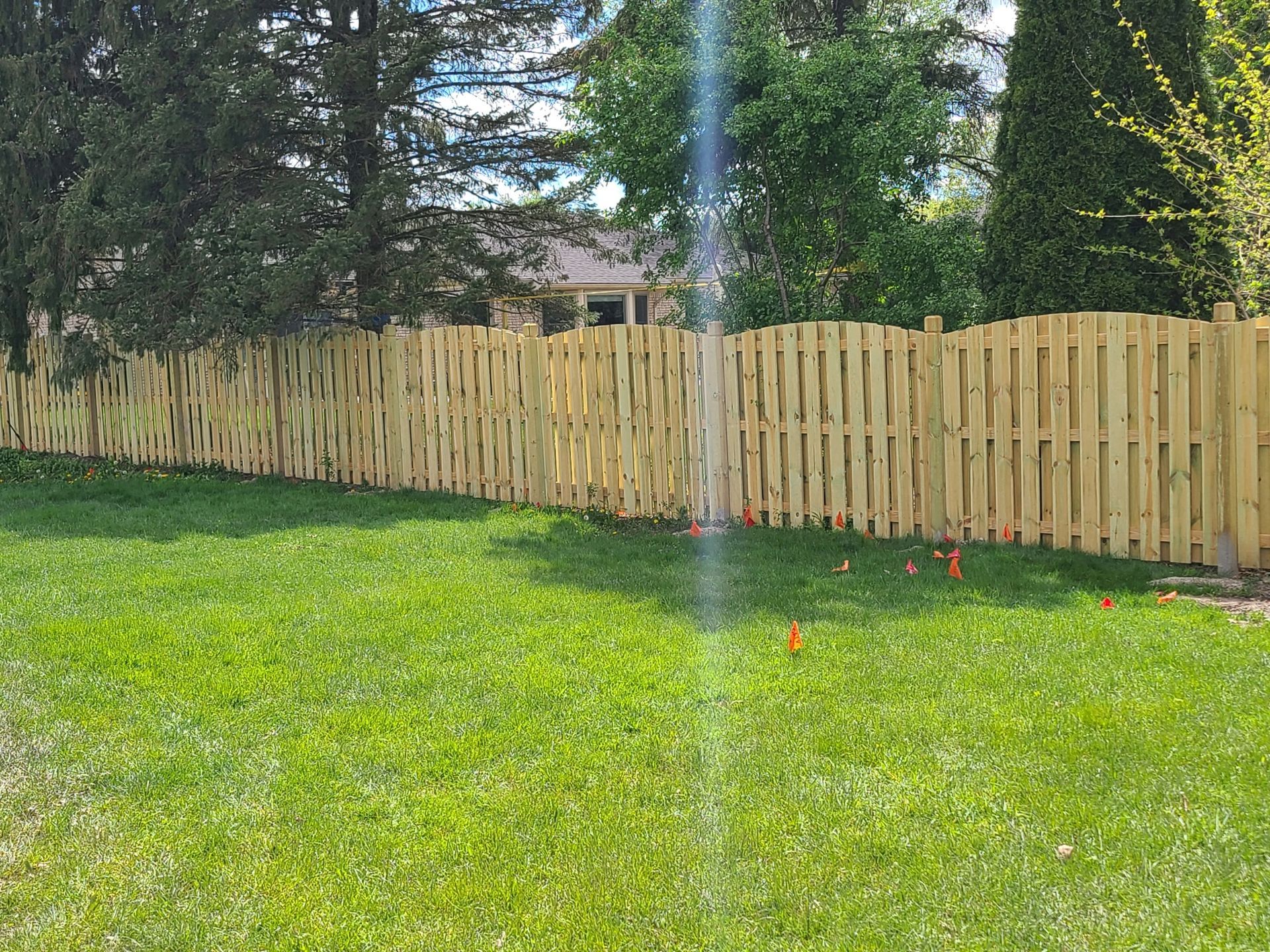 Fence installation planning with property lines and utility locating in Metro Detroit