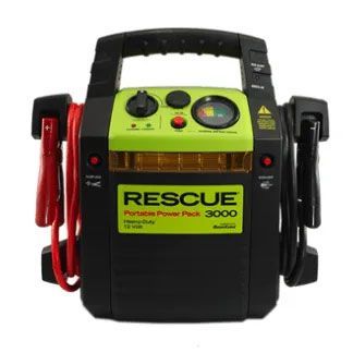 A rescue portable power pack 3000 is shown on a white background.
