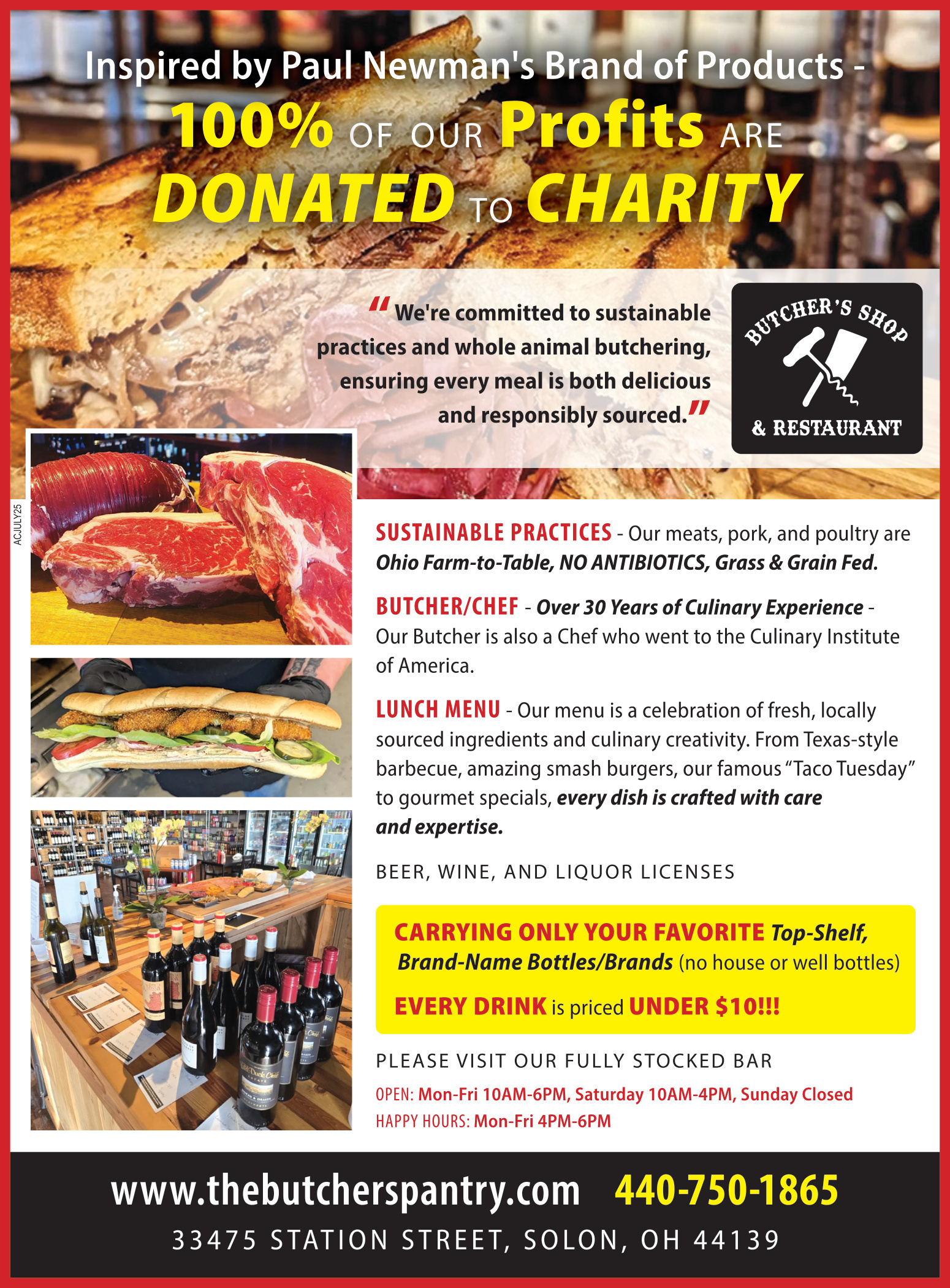 100% of our profits are donated to charity.
