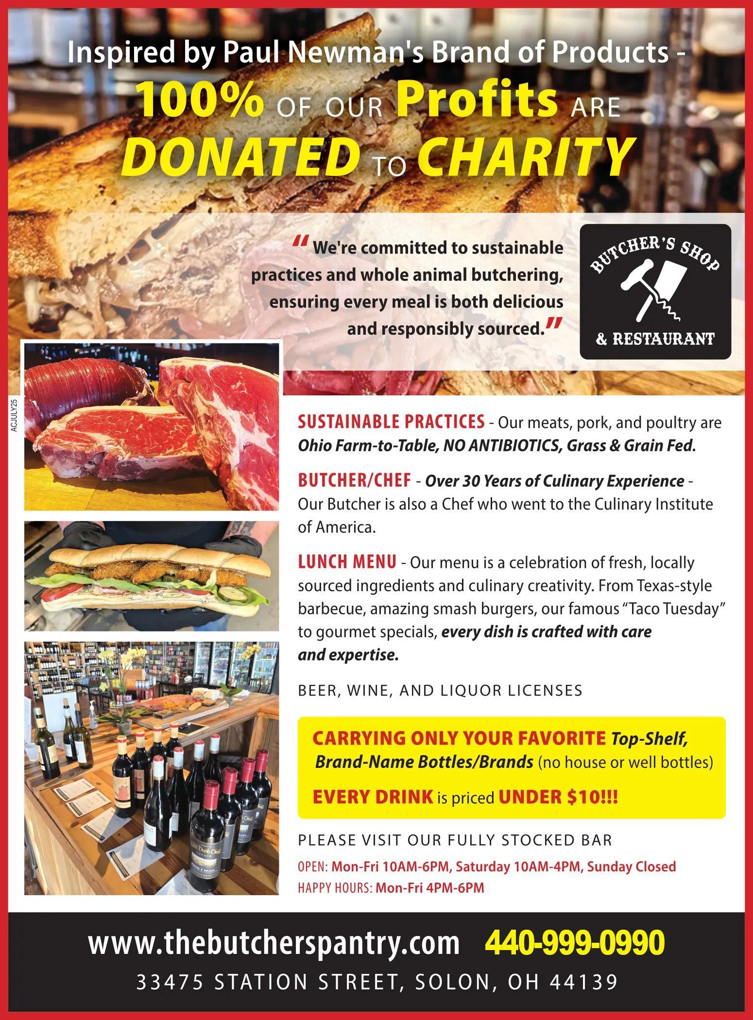 100% of our profits are donated to charity.