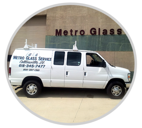 Metro glass service van