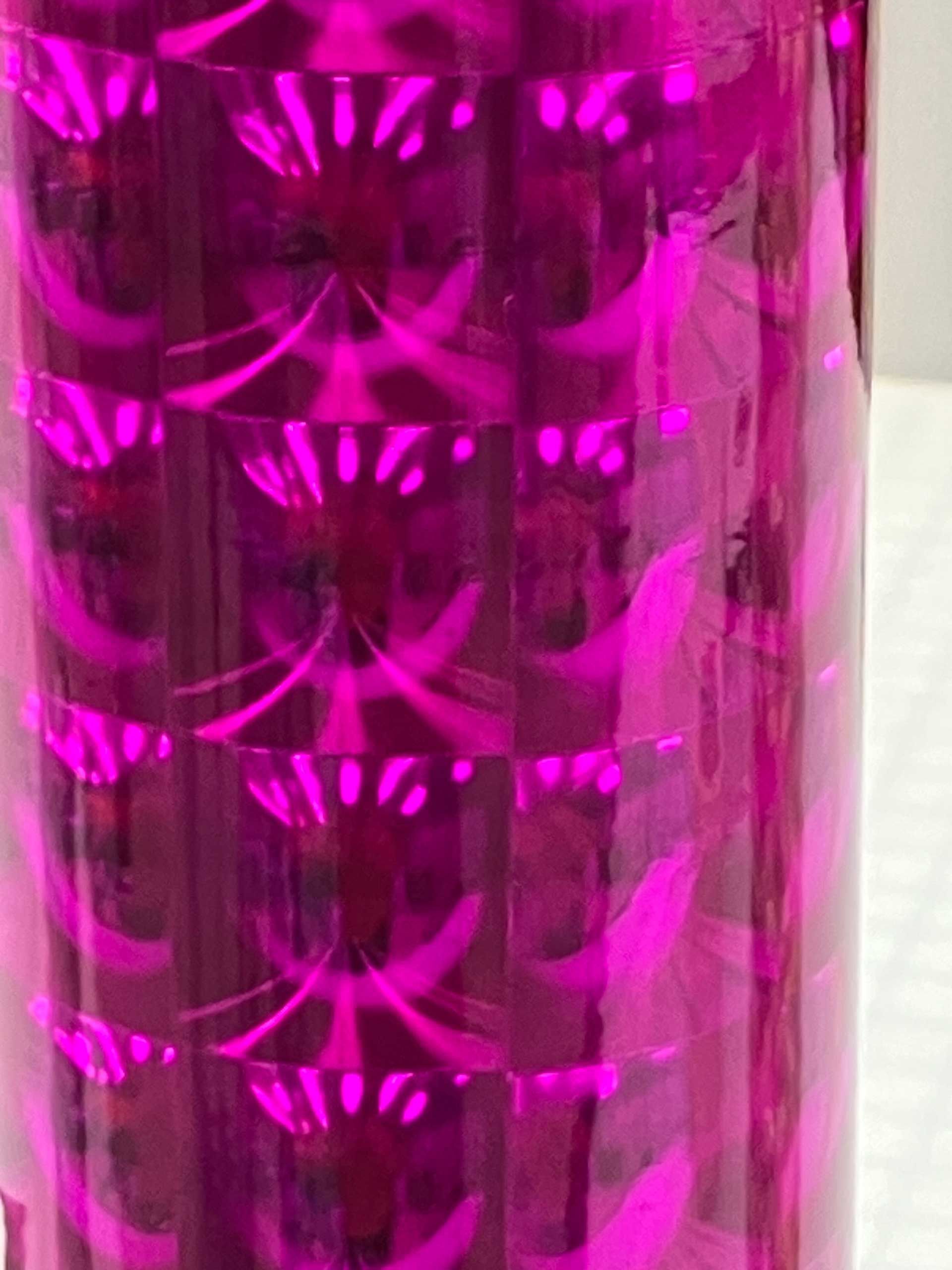 Holographic Vinyl 1-Inch & 3/8-Inch Multilens Purple