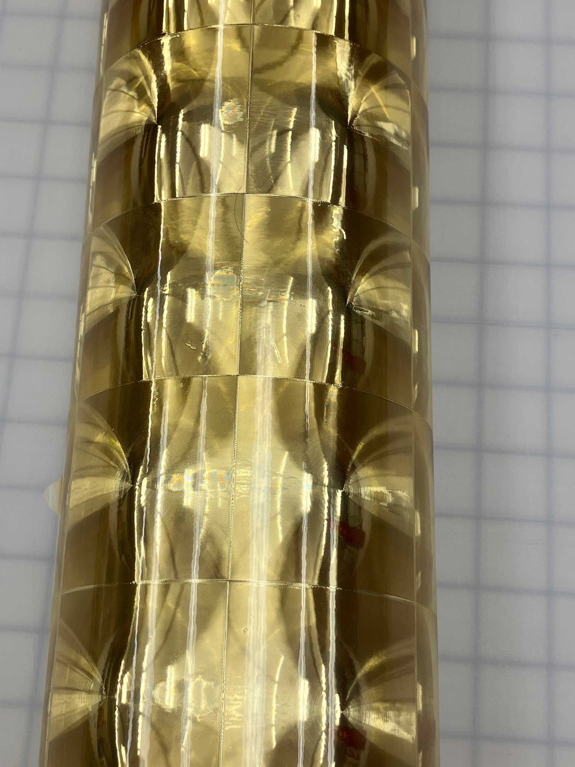 Holographic Vinyl 2-Inch & 1/4-Inch Multilens Gold
