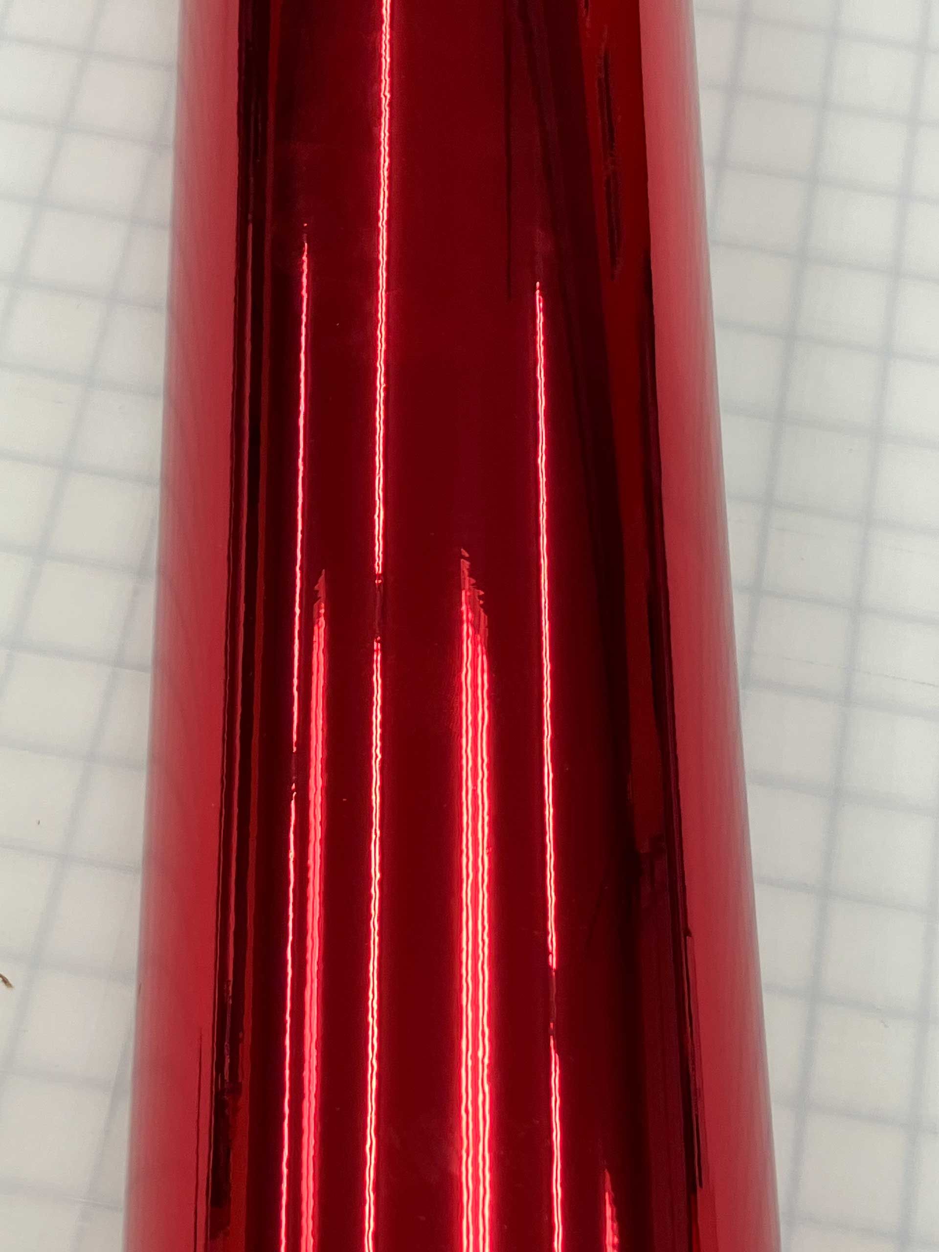 Holographic Vinyl Chrome Red