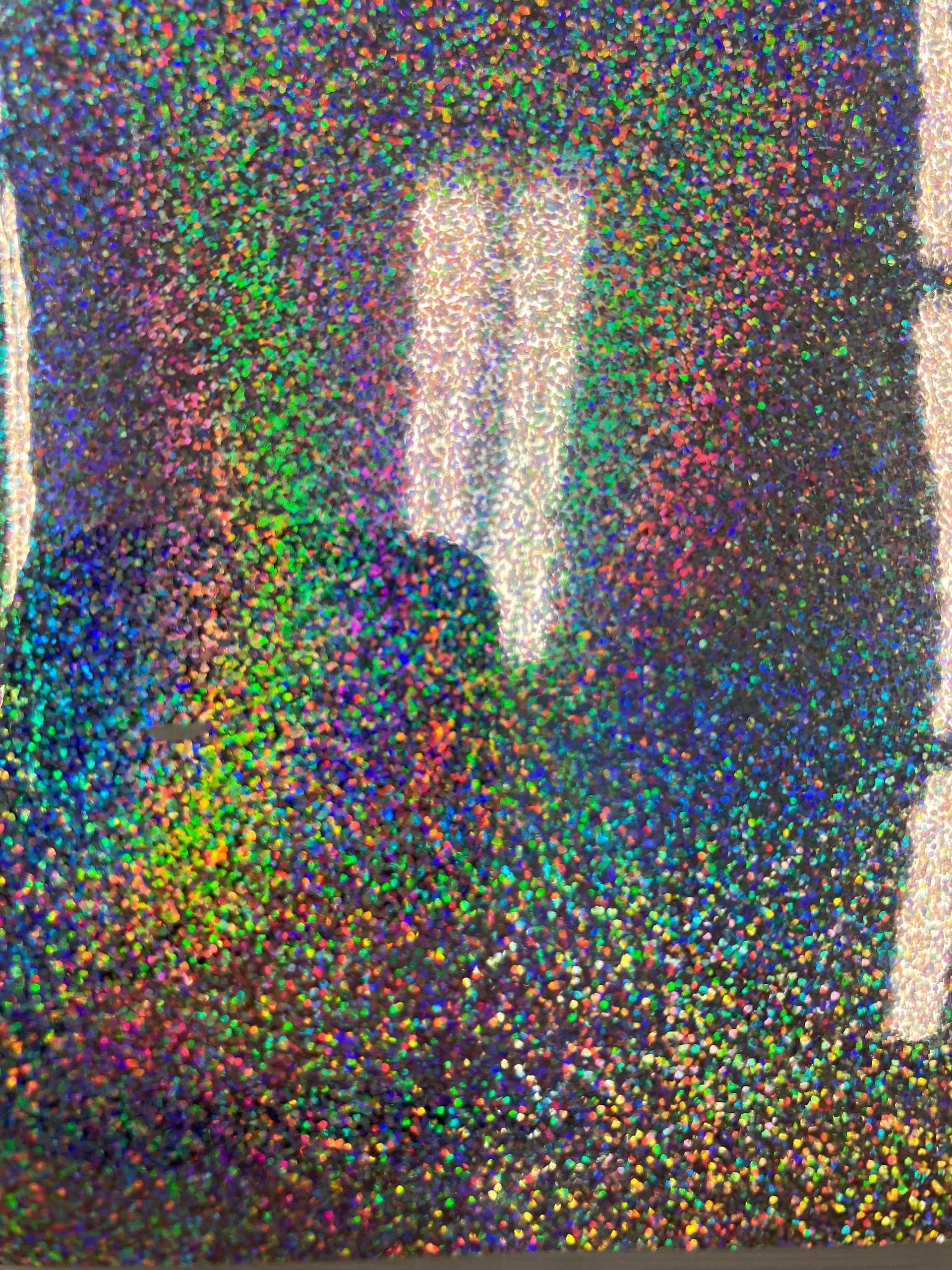 Holographic Vinyl Holo Glitter Silver