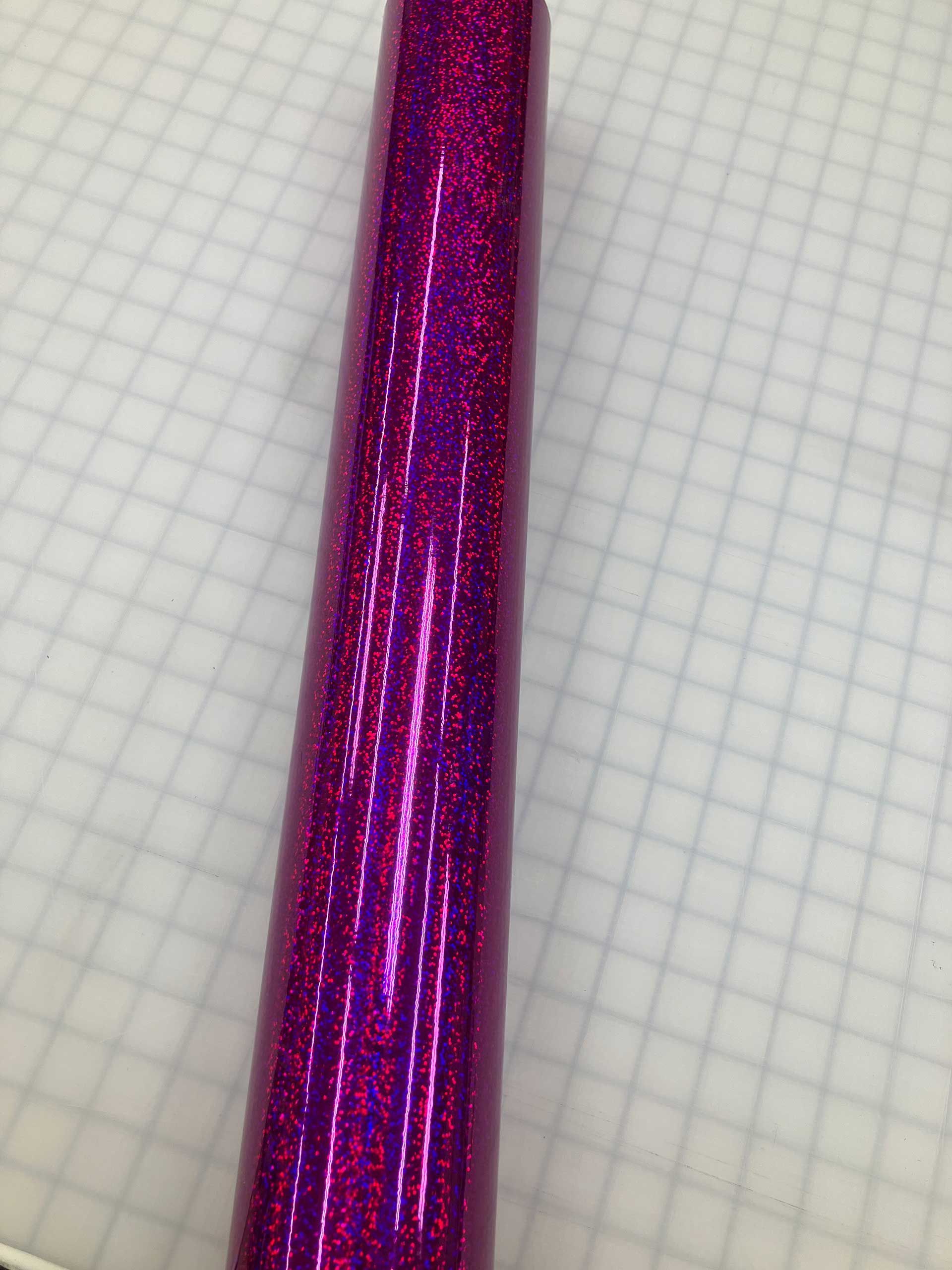 Holographic Vinyl Sparkle Purple