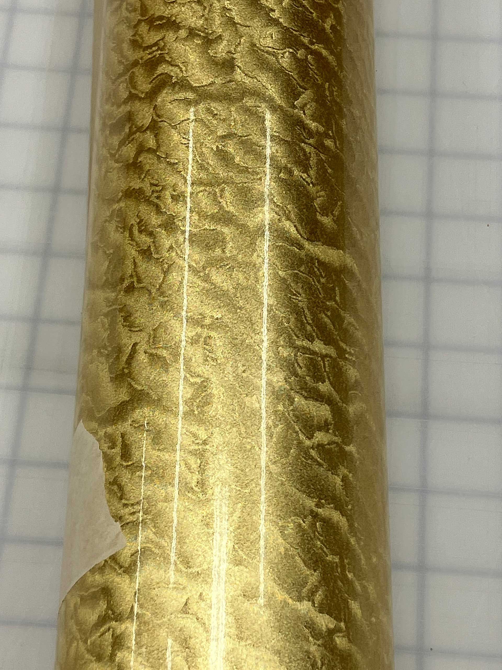 Holographic Vinyl Textured Gold Leaf