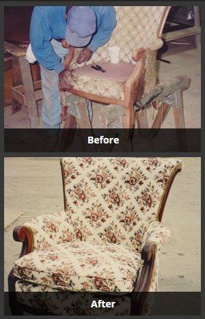 Furniture before and after  Restoration
