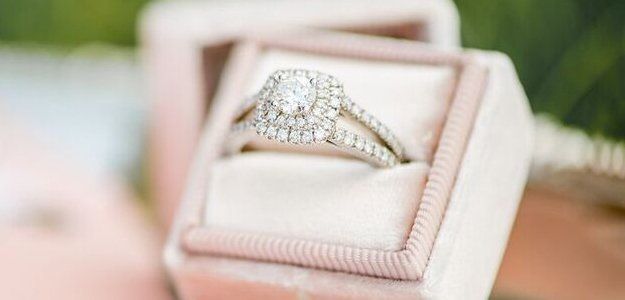 Diamonds used on wedding ring