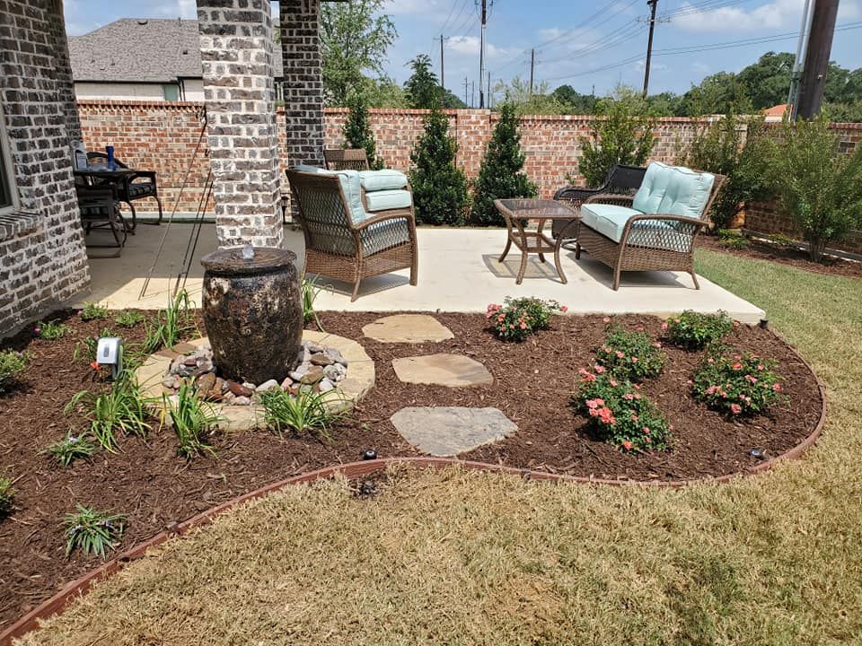 Beautifully landscaped garden