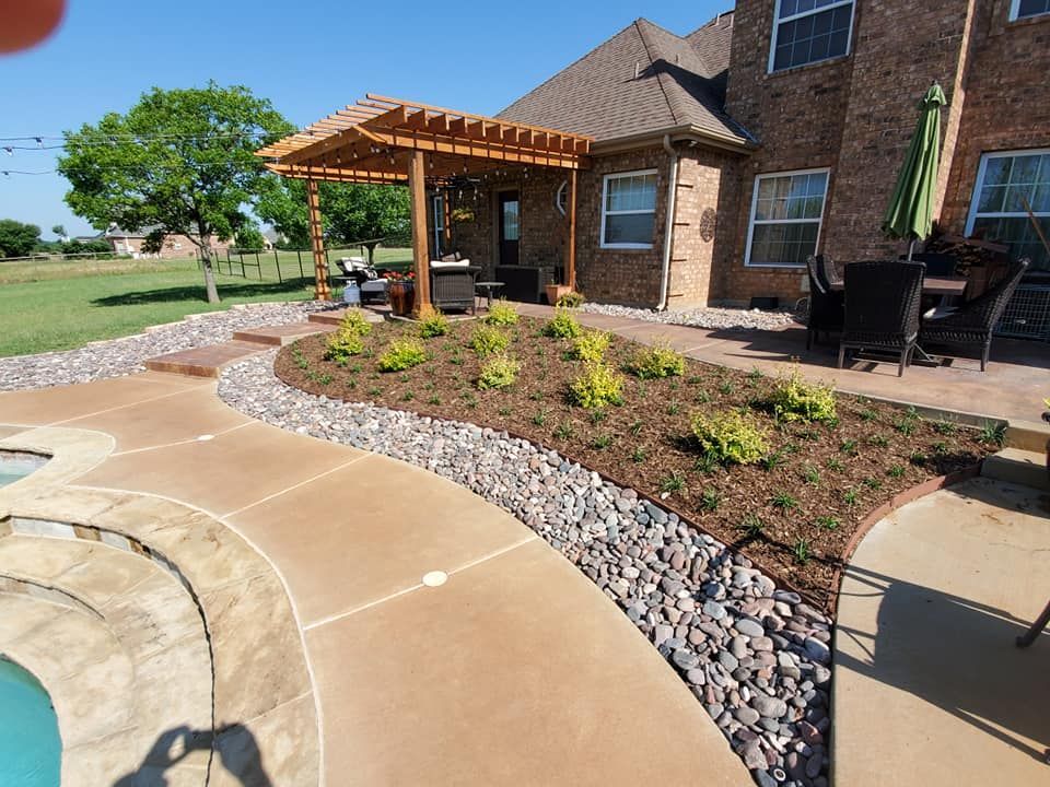Beautiful front yard landscaping