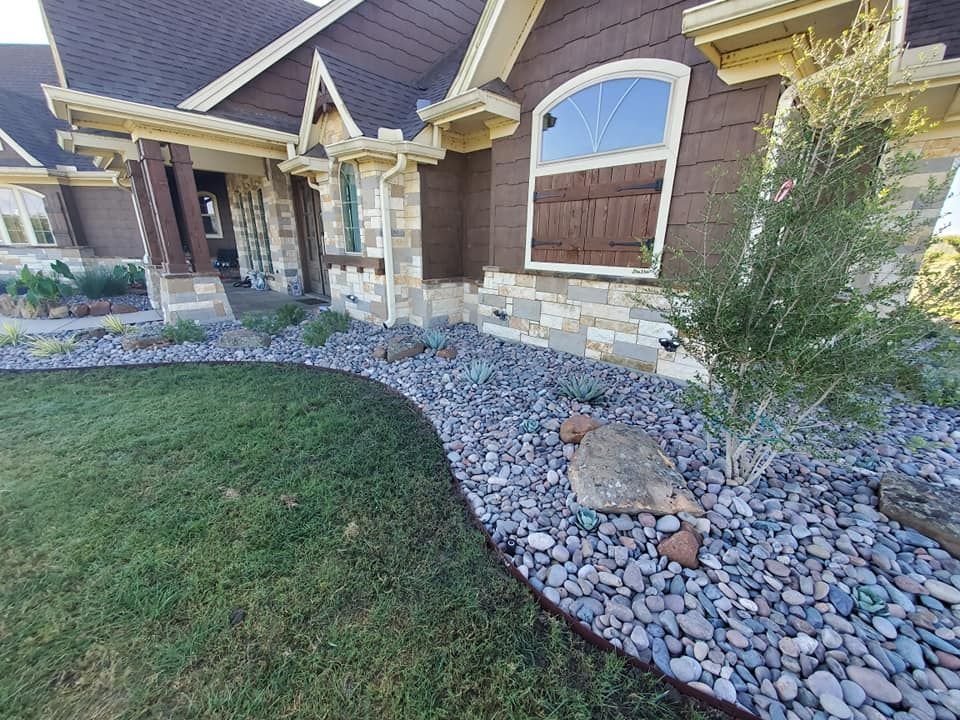 Beautiful front yard landscaping