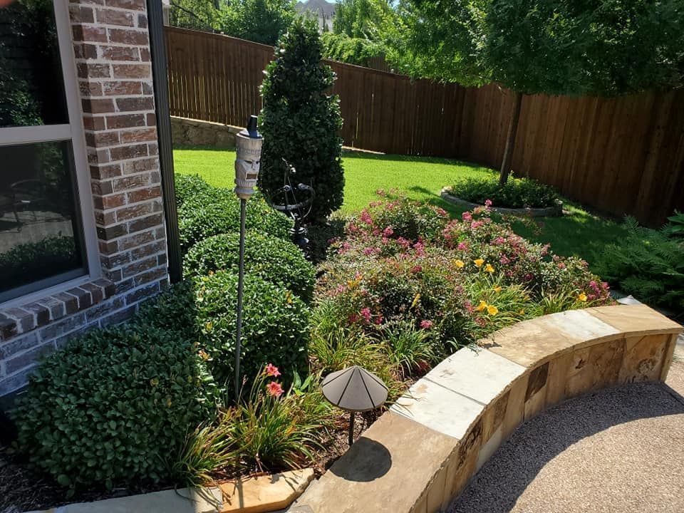 Beautiful front yard landscaping