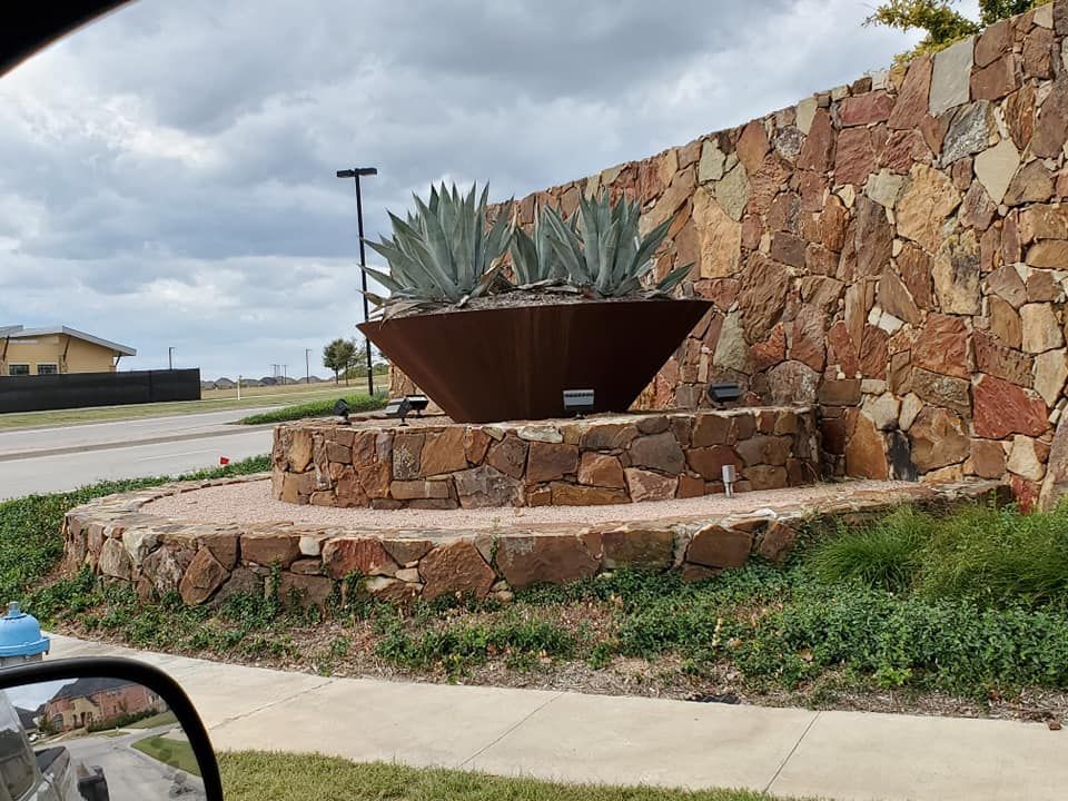 Beautiful front yard landscaping