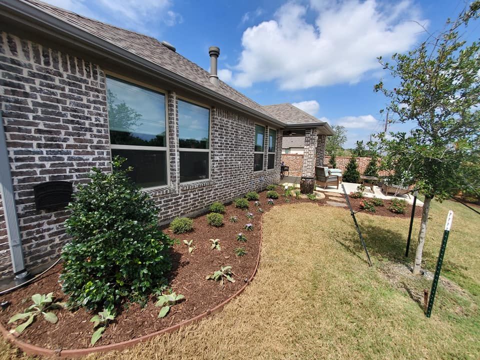 Beautiful side yard landscaping