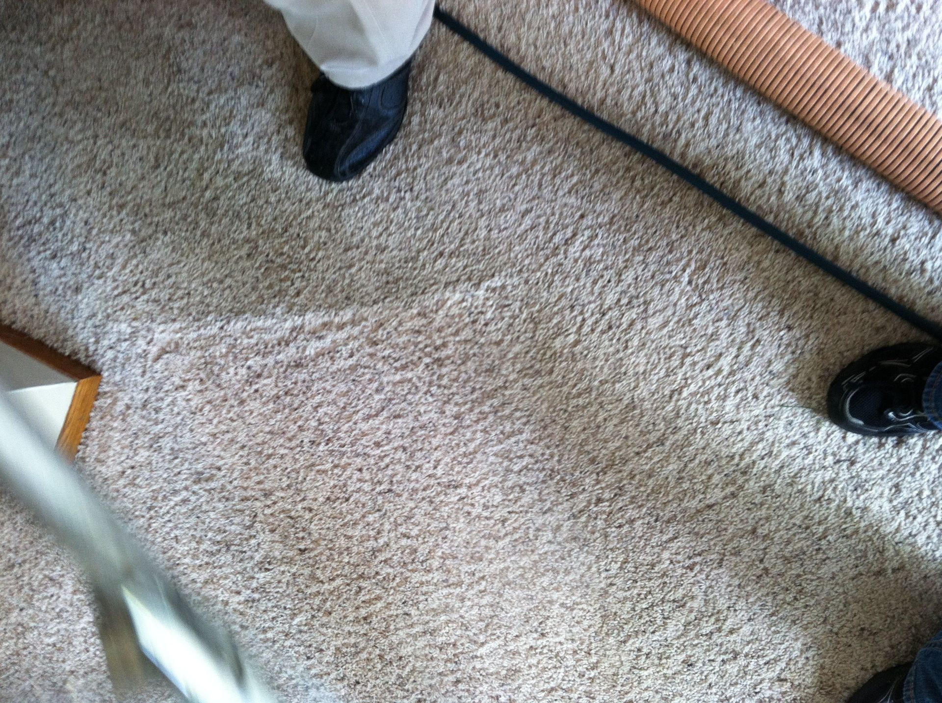 Clean carpeting