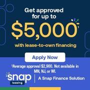 Get approved for up to $ 5,000 with lease-to-own financing.