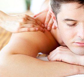 Relaxing shoulder massage
